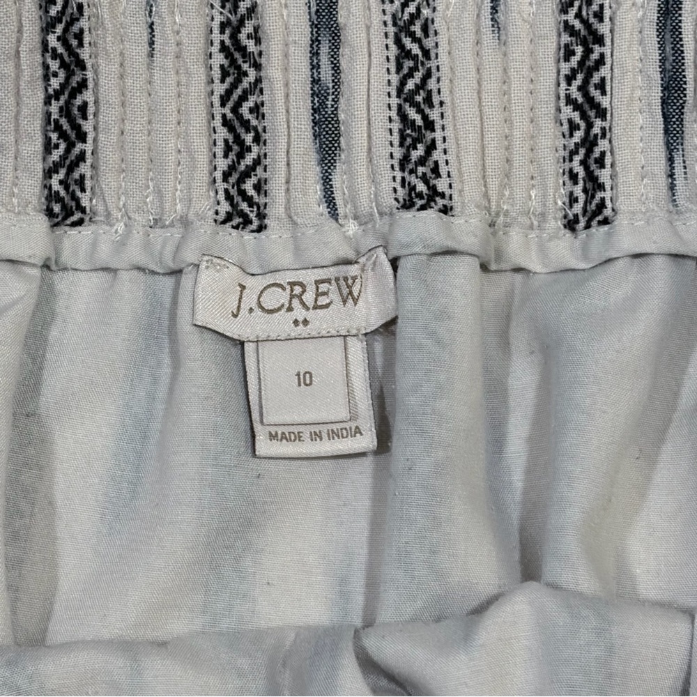 J.Crew Boho Core Tribal Mini Skirt Adjustable Waist Pull On 10 Festival - Picture 2 of 8